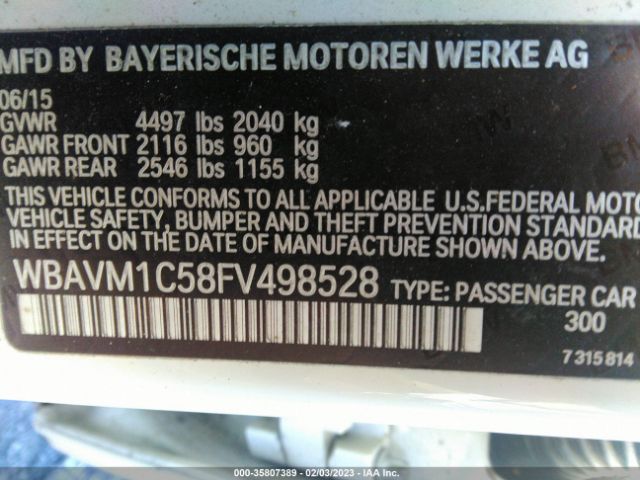 WBAVM1C58FV498528 BMW X1 Sdrive28i