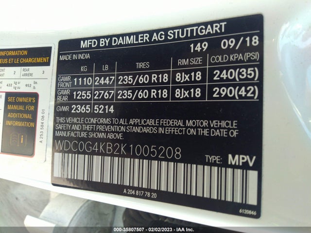 WDC0G4KB2K1005208 Mercedes-Benz Glc Glc 300