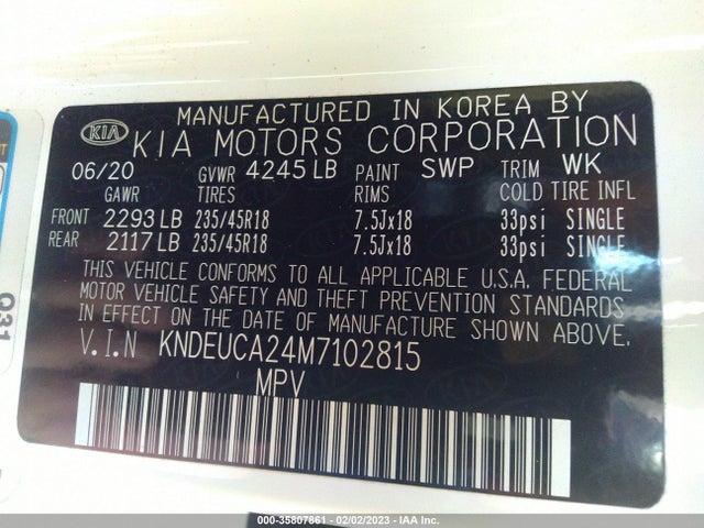 2021 Kia Seltos, VIN: KNDEUCA24M7102815