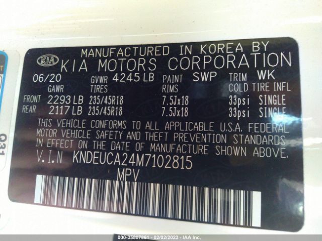KNDEUCA24M7102815 KIA SELTOS S