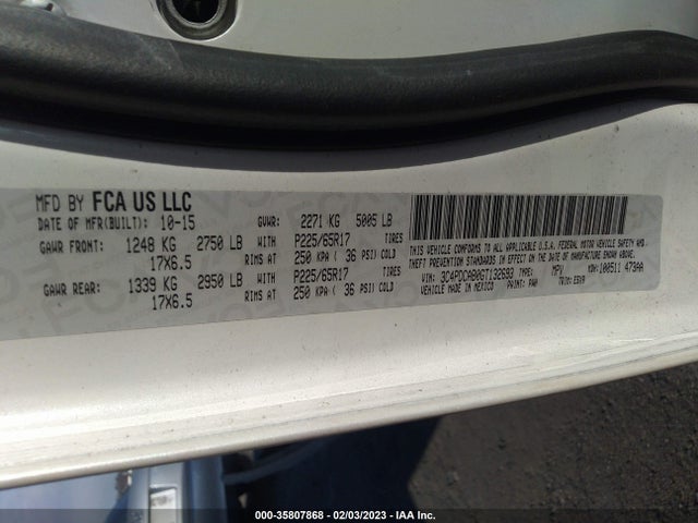 Dodge JOURNEY SE 2016 3C4PDCAB0GT132693 Image 9