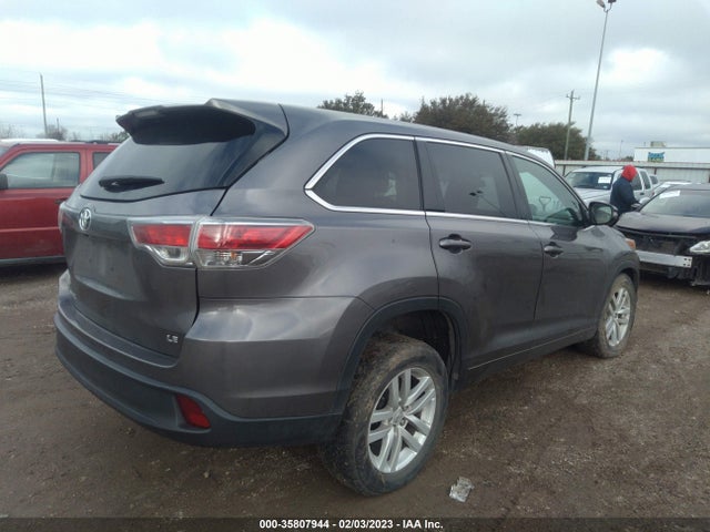 2015 TOYOTA HIGHLANDER LE VIN: 5TDZARFH6FS010494