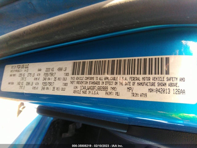 Jeep Wrangler 2015 1C4AJWAG8FL682889 Image 9