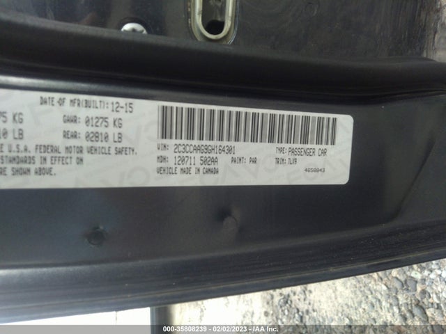 Chrysler 300 Limited 2016 2C3CCAAG9GH164301 Image 9