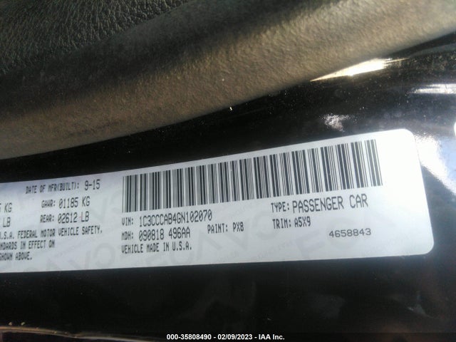Chrysler 200 Limited 2016 1C3CCCAB4GN102070 Image 9