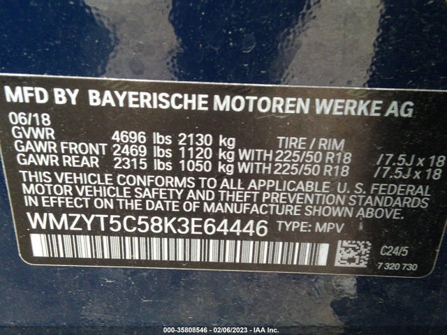 2019 Mini Countryman, VIN: WMZYT5C58K3E64446