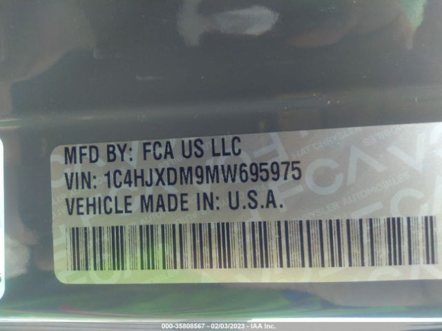 1C4HJXDM9MW695975 Jeep Wrangler Unlimited Willys