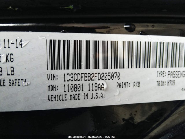 Dodge DART SXT 2015 1C3CDFBB2FD205070 Image 9