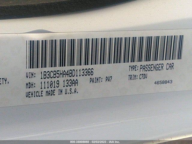 Dodge Caliber Heat 2011 1B3CB5HA4BD113366 Image 10