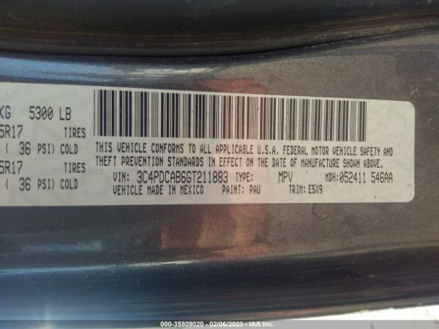 3C4PDCAB6GT211883 Dodge JOURNEY SE