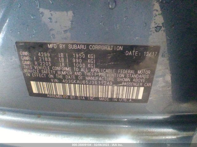 4S3GKAU65J3611249 Subaru Impreza Limited