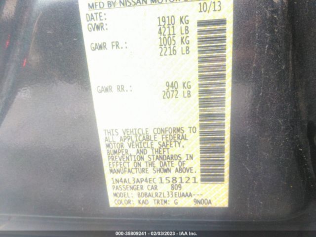 1N4AL3AP4EC158121 Nissan Altima