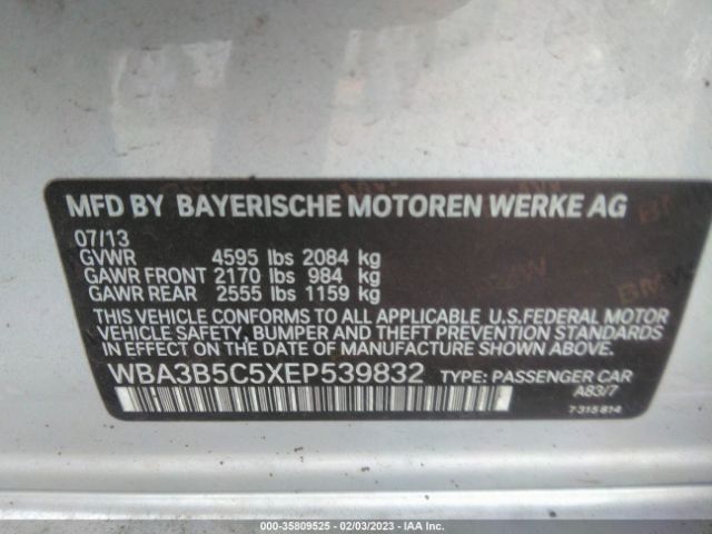 WBA3B5C5XEP539832 BMW 3 Series 328i Xdrive