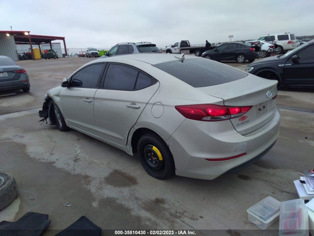 2017 HYUNDAI ELANTRA SE VIN: 5NPD84LF2HH027748