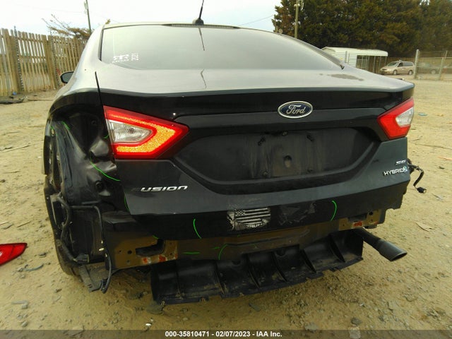 2013 FORD FUSION SE HYBRID VIN: 3FA6P0LU0DR382885