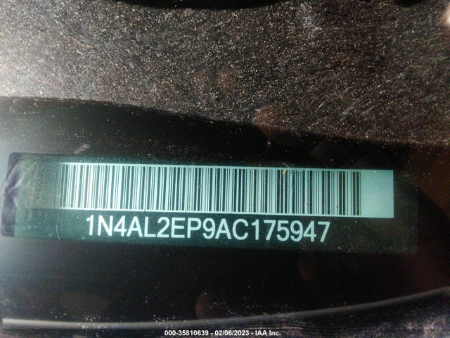 2010 NISSAN ALTIMA 2.5 S VIN: 1N4AL2EP9AC175947
