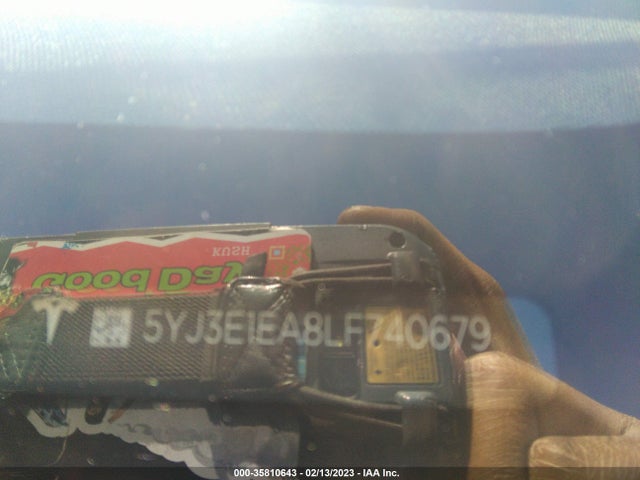5YJ3E1EA8LF740679 Tesla Model 3 Standard Range