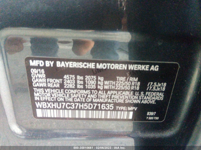 BMW X1 Sdrive28i 2017 WBXHU7C37H5D71635 Image 9