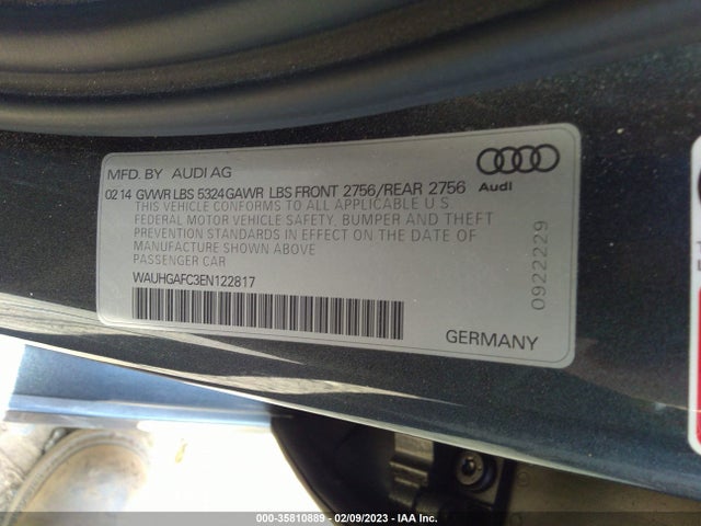 WAUHGAFC3EN122817 Audi A6 3.0t Prestige