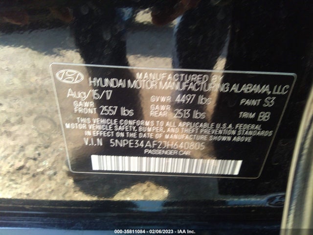 Hyundai SONATA SEL 2018 5NPE34AF2JH640805 Image 11