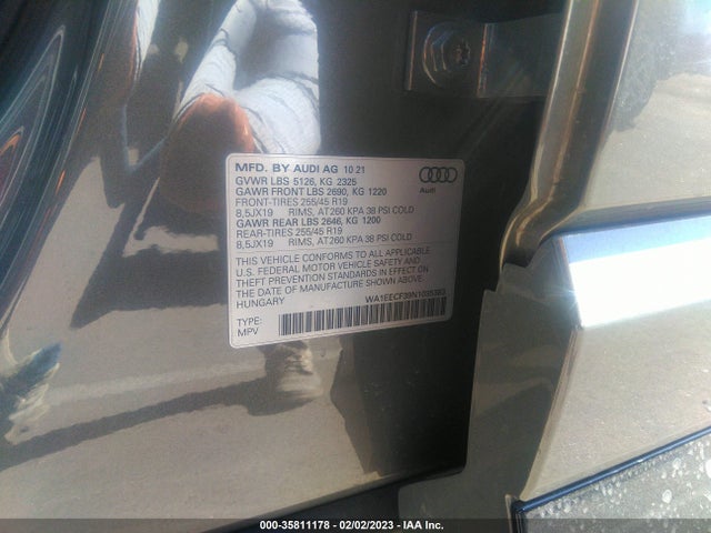 WA1EECF39N1035383 Audi Q3 S Line Premium Plus