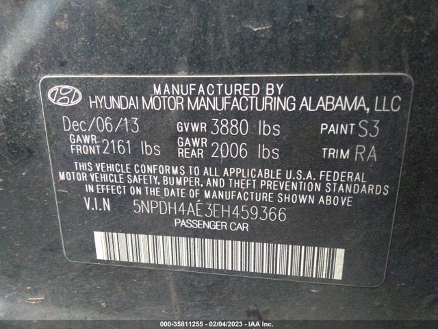 Hyundai ELANTRA SE 2014 5NPDH4AE3EH459366 Image 11