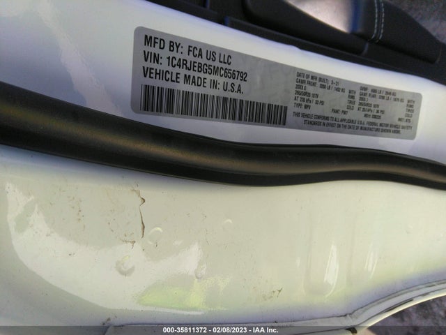 1C4RJEBG5MC656792 Jeep Grand Cherokee 80th Anniversary