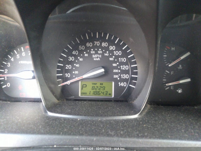 2008 KIA SPECTRA EX VIN: KNAFE122885578813