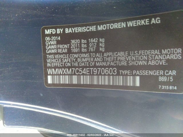 WMWXM7C54ET970603 Mini Cooper Hardtop S