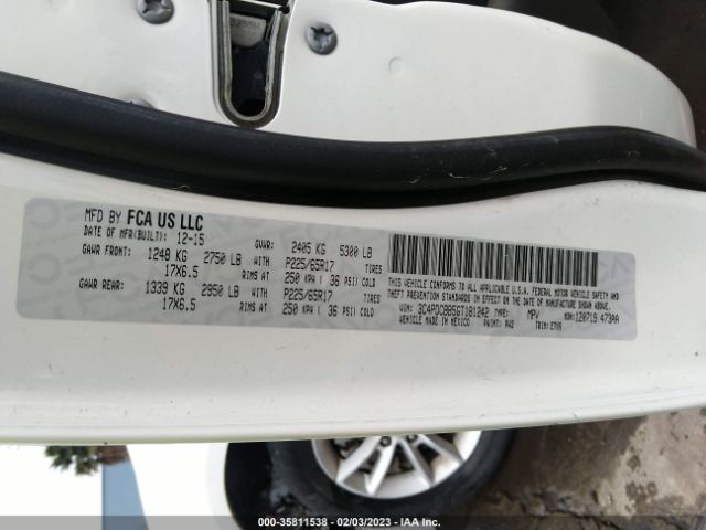 3C4PDCBB5GT181242 Dodge Journey Sxt