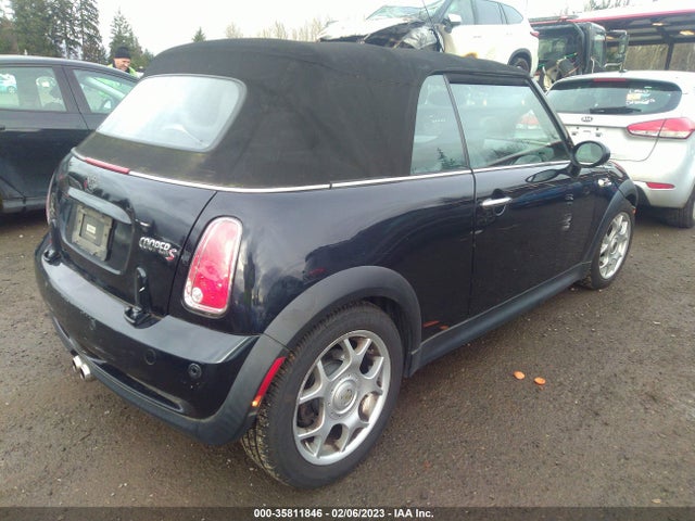 2006 MINI COOPER CONVERTIBLE S VIN: WMWRH33516TL93312