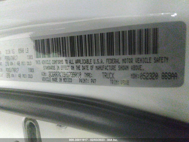 RAM 1500 Express 2017 3C6RR7KT9HG739010 Image 9
