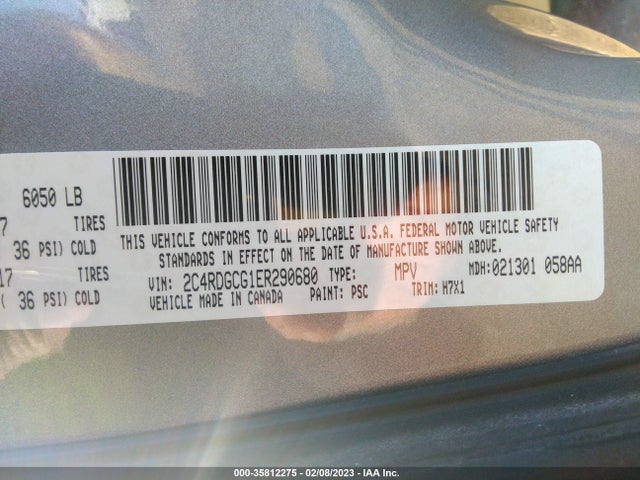 Dodge Grand Caravan Sxt 2014 2C4RDGCG1ER290680 Image 10