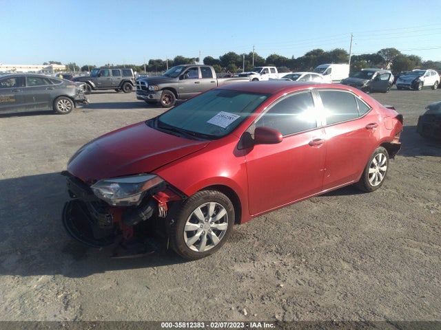 2015 TOYOTA COROLLA L/LE/S/S PLUS/LE PLUS VIN: 2T1BURHE8FC331022