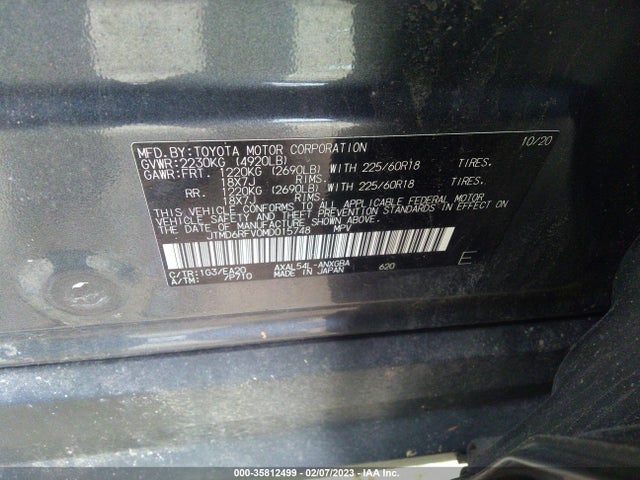 2021 Toyota RAV4, VIN: JTMD6RFV0MD015748