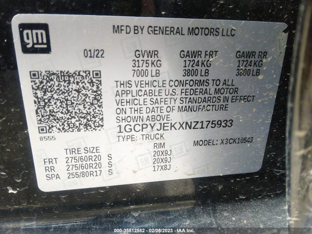Chevrolet Silverado 1500 Ltd Lt 2022 1GCPYJEKXNZ175933 Image 9