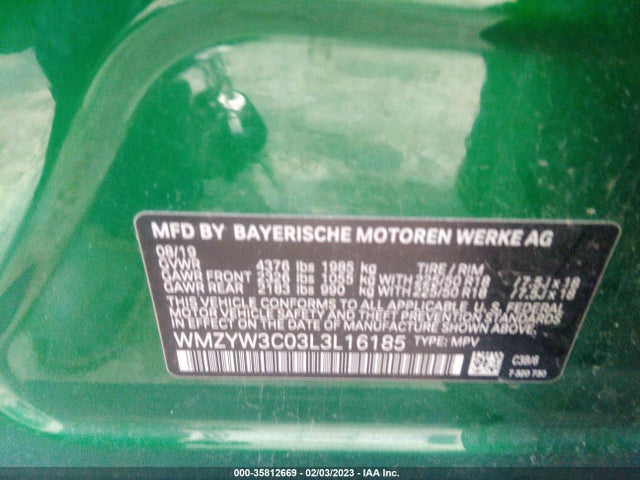 2020 Mini Countryman, VIN: WMZYW3C03L3L16185