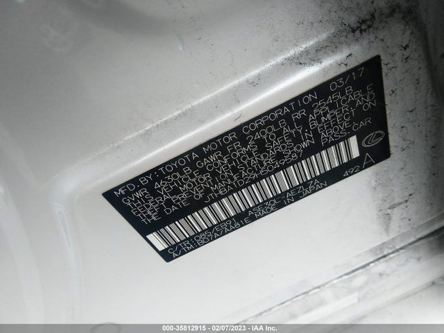JTHBA1D29H5049587 Lexus Is Is Turbo