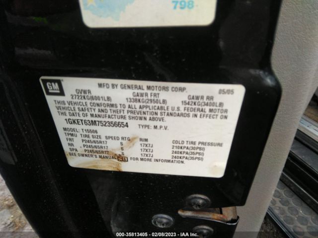 1GKET63M752356654 GMC Envoy Denali