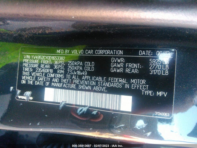 Volvo XC90 2013 YV4952CY0D1653382 Image 10
