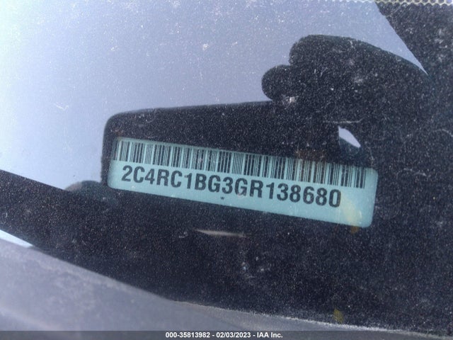 2016 Chrysler Town & Country, VIN: 2C4RC1BG3GR138680