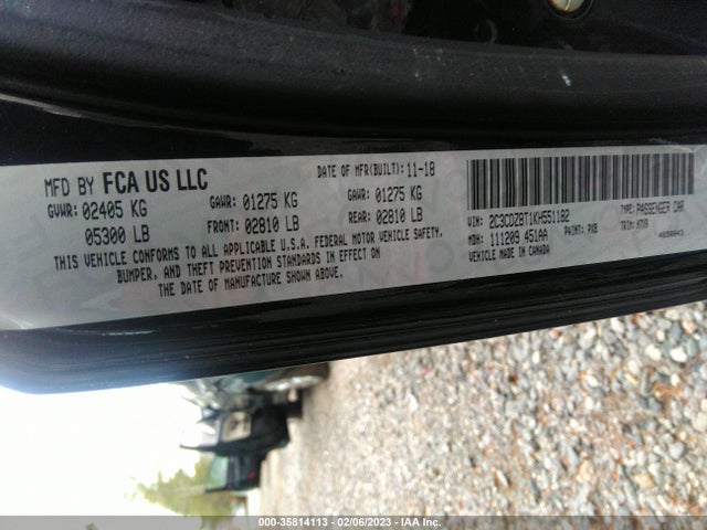 Dodge Challenger R/t 2019 2C3CDZBT1KH551182 Image 9