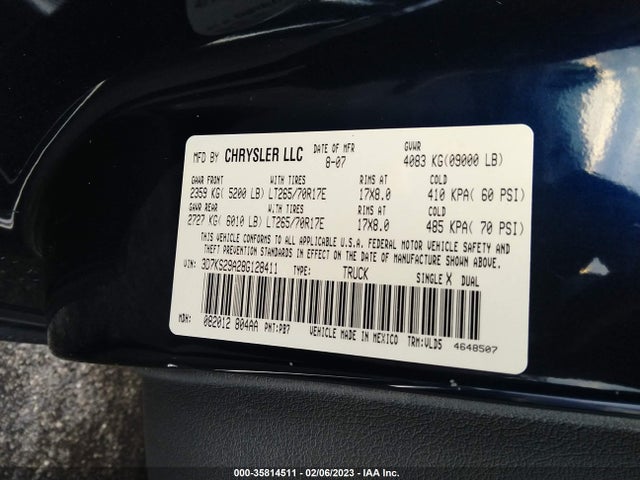 Dodge Ram 2500 Laramie 2008 3D7KS29A28G128411 Image 10