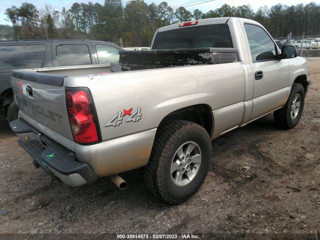 2006 CHEVROLET SILVERADO 1500 WORK TRUCK VIN: 3GCEK14X96G224272