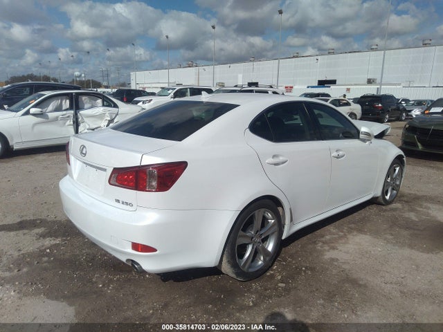 2012 LEXUS IS 250 VIN: JTHBF5C26C5163436