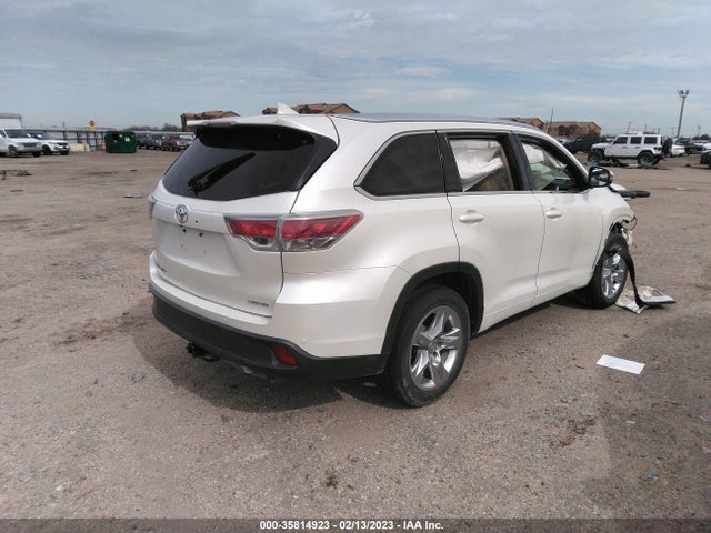 Toyota Highlander Limited 2015 5TDYKRFH2FS107832 Image 4