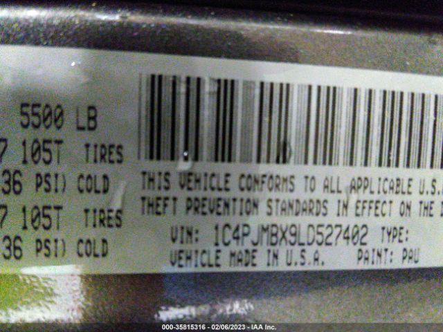 1C4PJMBX9LD527402 Jeep Cherokee Trailhawk