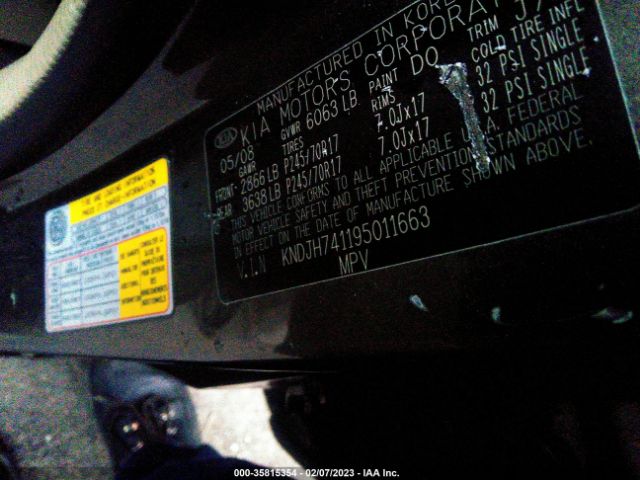 KNDJH741195011663 KIA Borrego Ex