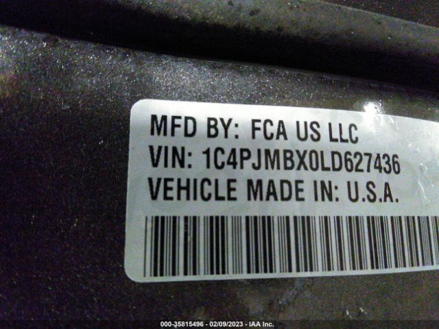 1C4PJMBX0LD627436 Jeep Cherokee Trailhawk