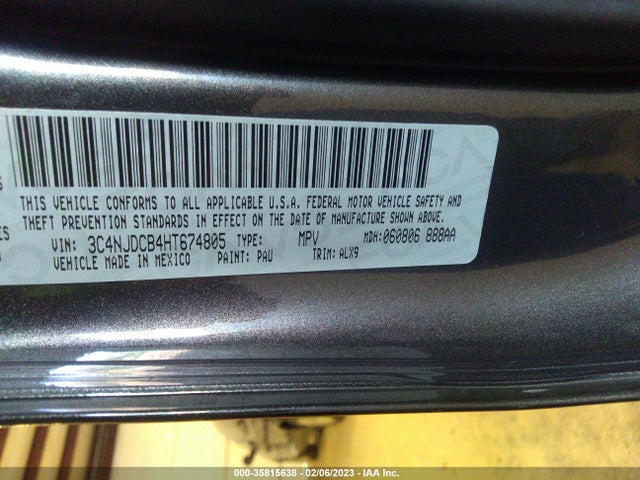 Jeep Compass Limited 2017 3C4NJDCB4HT674805 Image 10